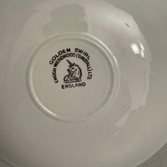 Beautiful Set of 4 Cups & Saucers Enoch Wedgewood Tunstall English Tea ware - Picture 9 of 11